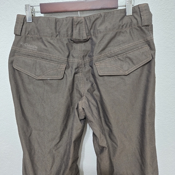 Columbia Omni-Tech Brown Titanium Snow Pants Size M - Picture 6 of 13